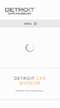 Mobile Screenshot of detroitcarmuseum.com
